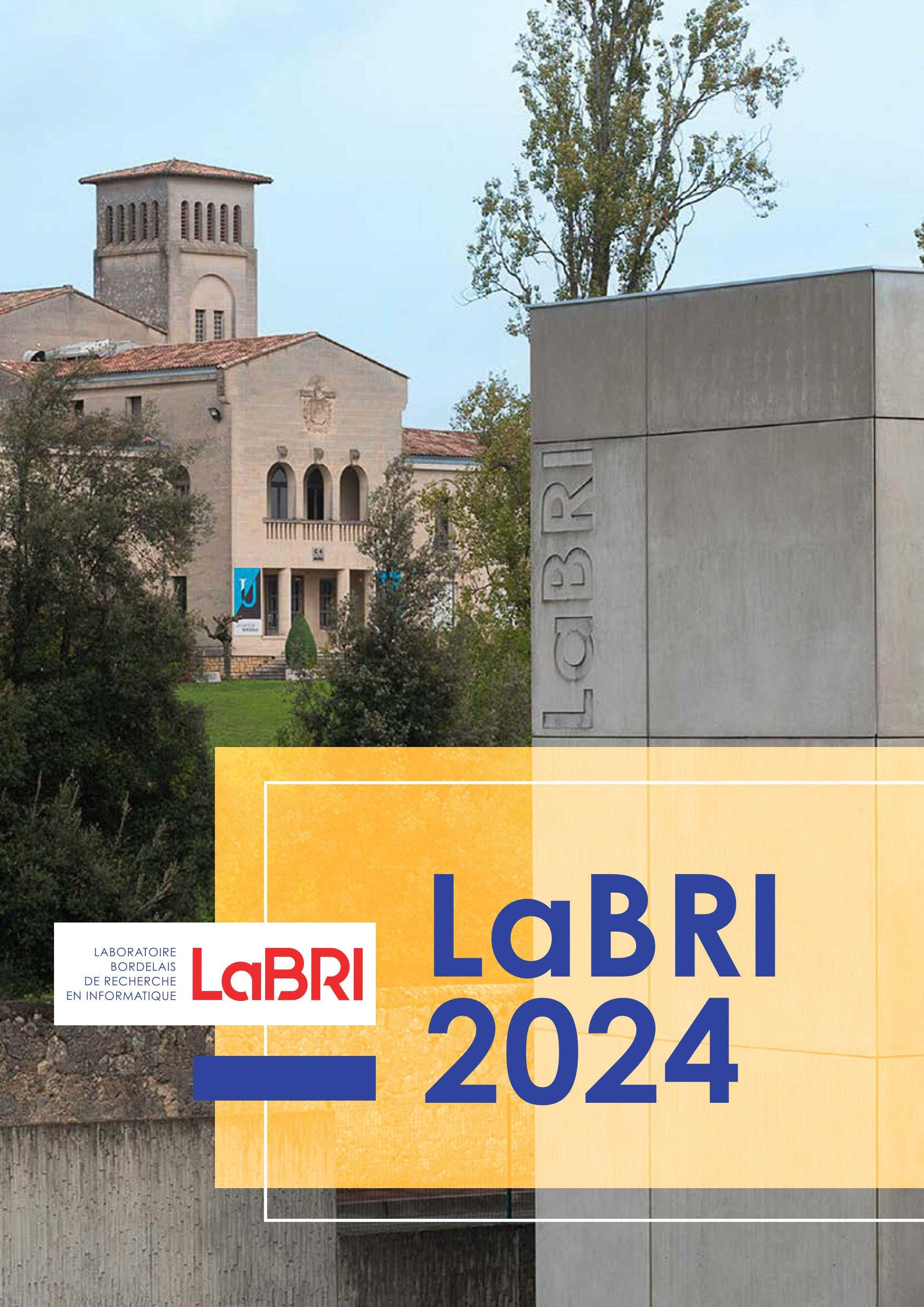 Plaquette LaBRI 2024